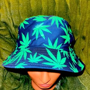 Green Leaf Happy Bucket Hat